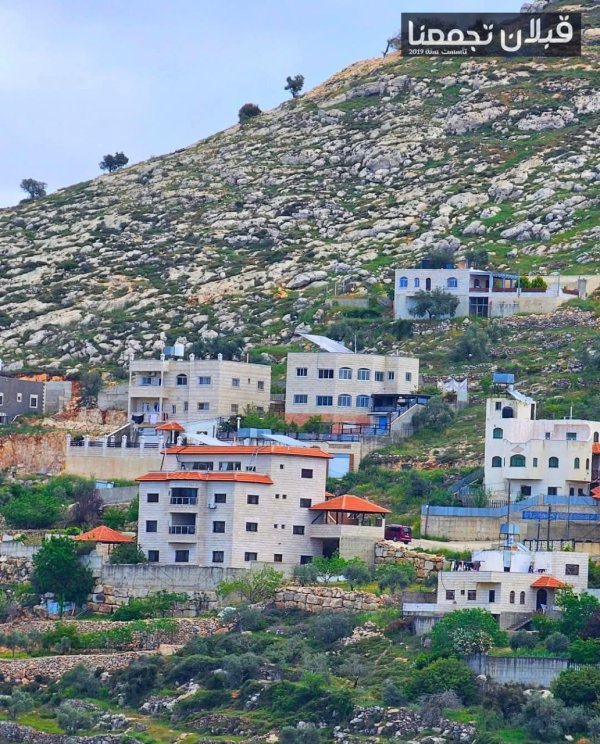 صور من قرية قبلان بتاريخ 5-4-2025، نقلاً عن صفحة قبلان تجمعنا