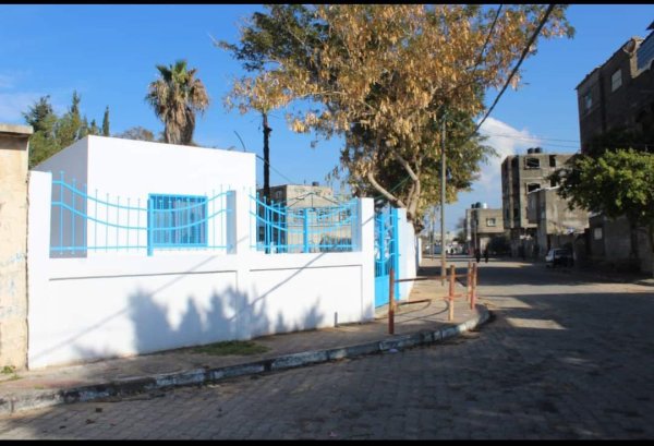 حديقة ومنتزه القرية بعد إعادة ترميمه عام 2020، نقلاً عن صفحة بلدية أم النصر الرسمية على فيسبوك