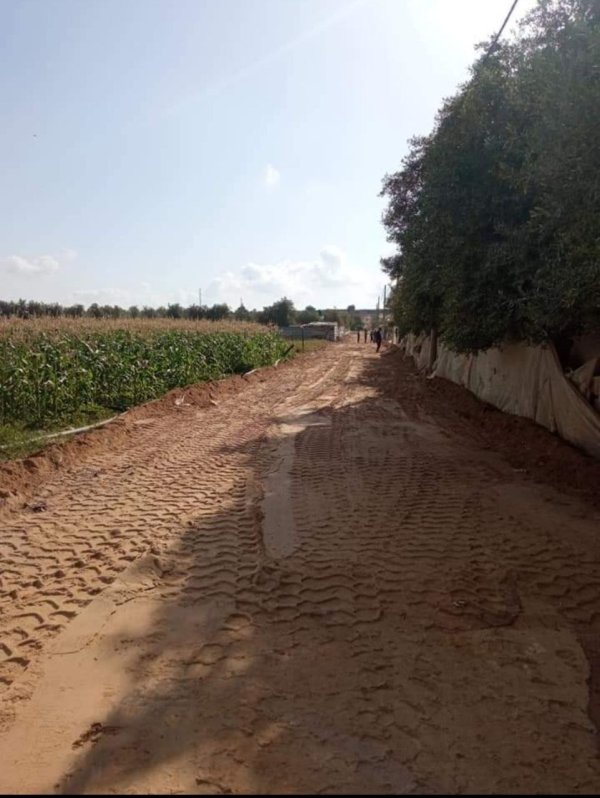 الأراضي الزراعية والمشروع الزراعي في القرية، نقلاً عن صفحة بلدية أم النصر الرسمية على فيسبوك