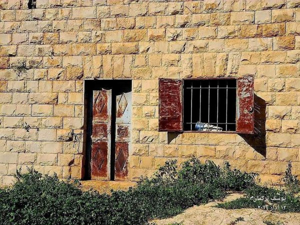 بعض البيوت القديمة من قرية تلفيت جنوب جنين تصوير يوسف تركمان