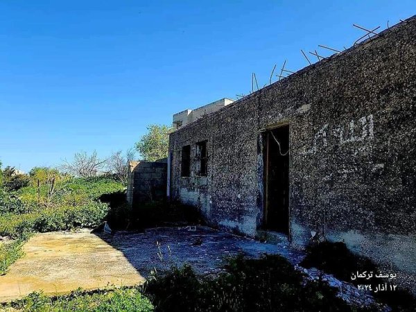 بعض البيوت القديمة من قرية تلفيت جنوب جنين تصوير يوسف تركمان