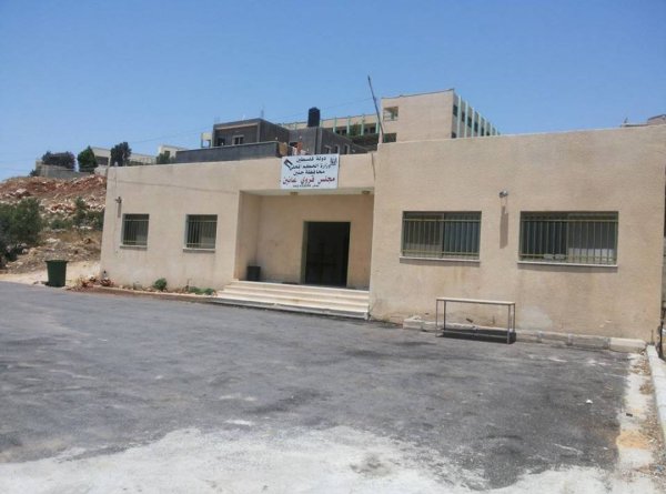 مبنى المجلس القروي في قرية عانين شمال غربي جنين