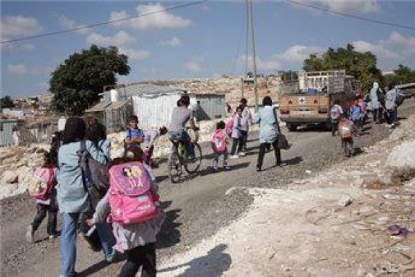 صور من قرية عرب أبو فردة شرق مدينة قلقيلية، نقلاً عن موقع قناة معاً