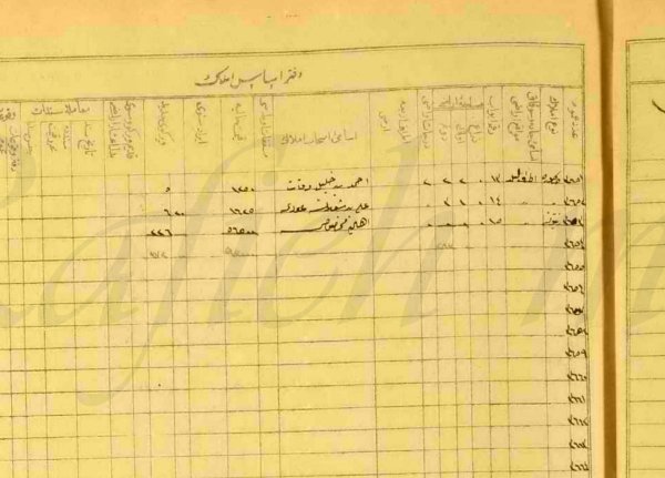 أهالي وأملاك  قرية سفلى؛ متصرفية القدس آنذاك، عام 1876