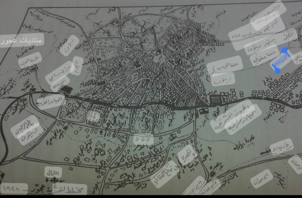 توزيع سكاني في القرية سنة 1948