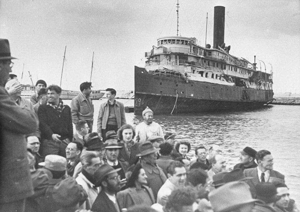 سلطة الاحتلال البريطانية تفتح ميناء حيفا أمام هجرة اليهود إلى فلسطين،21 تموز / يوليو 1933 م،  | موسوعة القرى الفلسطينية