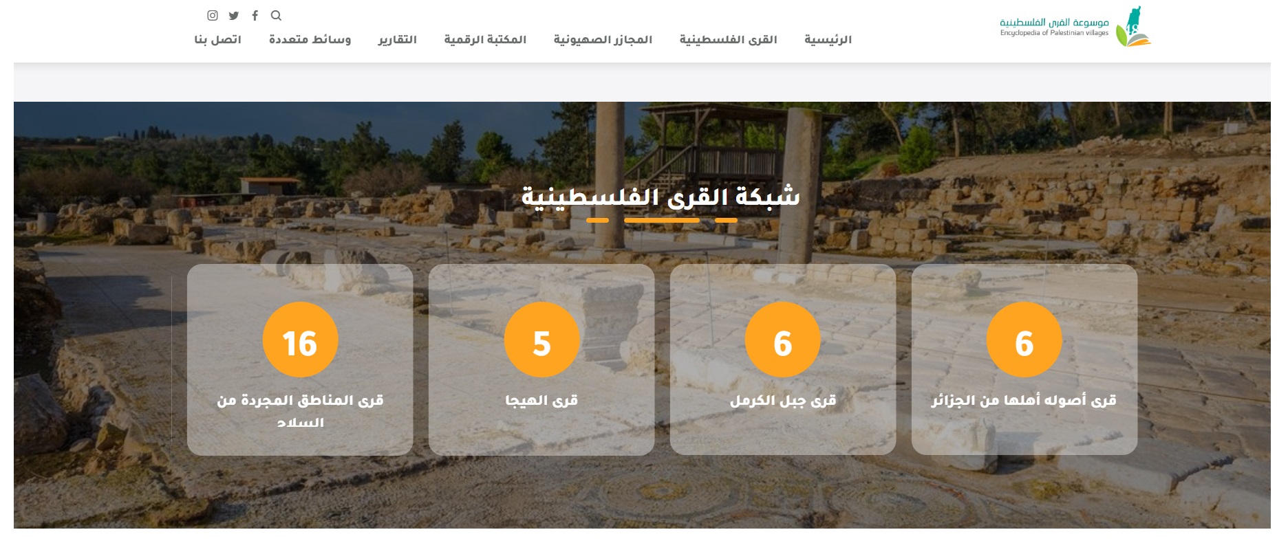شبكة القرى الفلسطينية  | موسوعة القرى الفلسطينية
