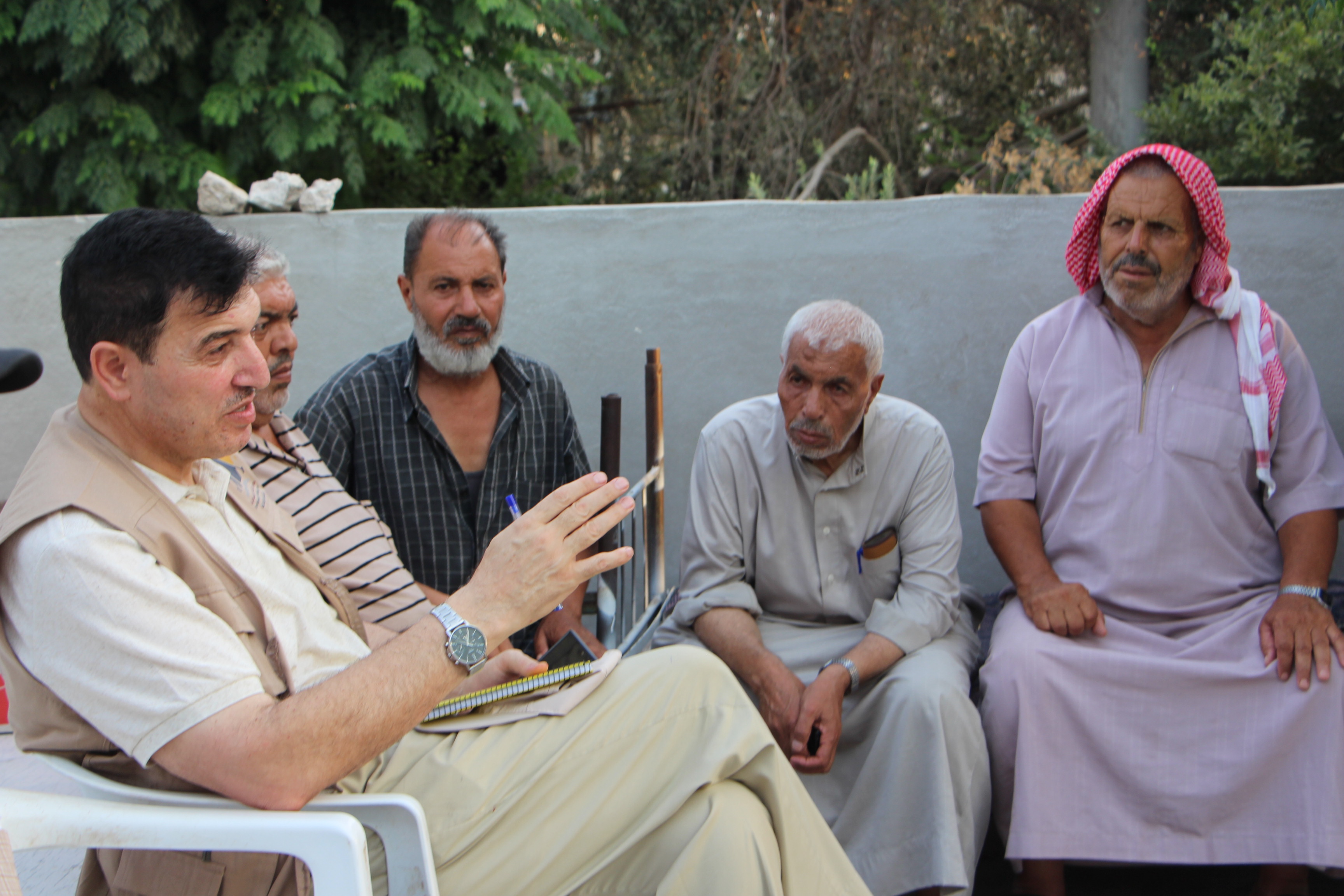 صور من لقاءنا بأبناء تجمع جلين شمال غربي محافظة درعا السورية، معظم ينحدرون من قرى سهل الحولة المهجرة