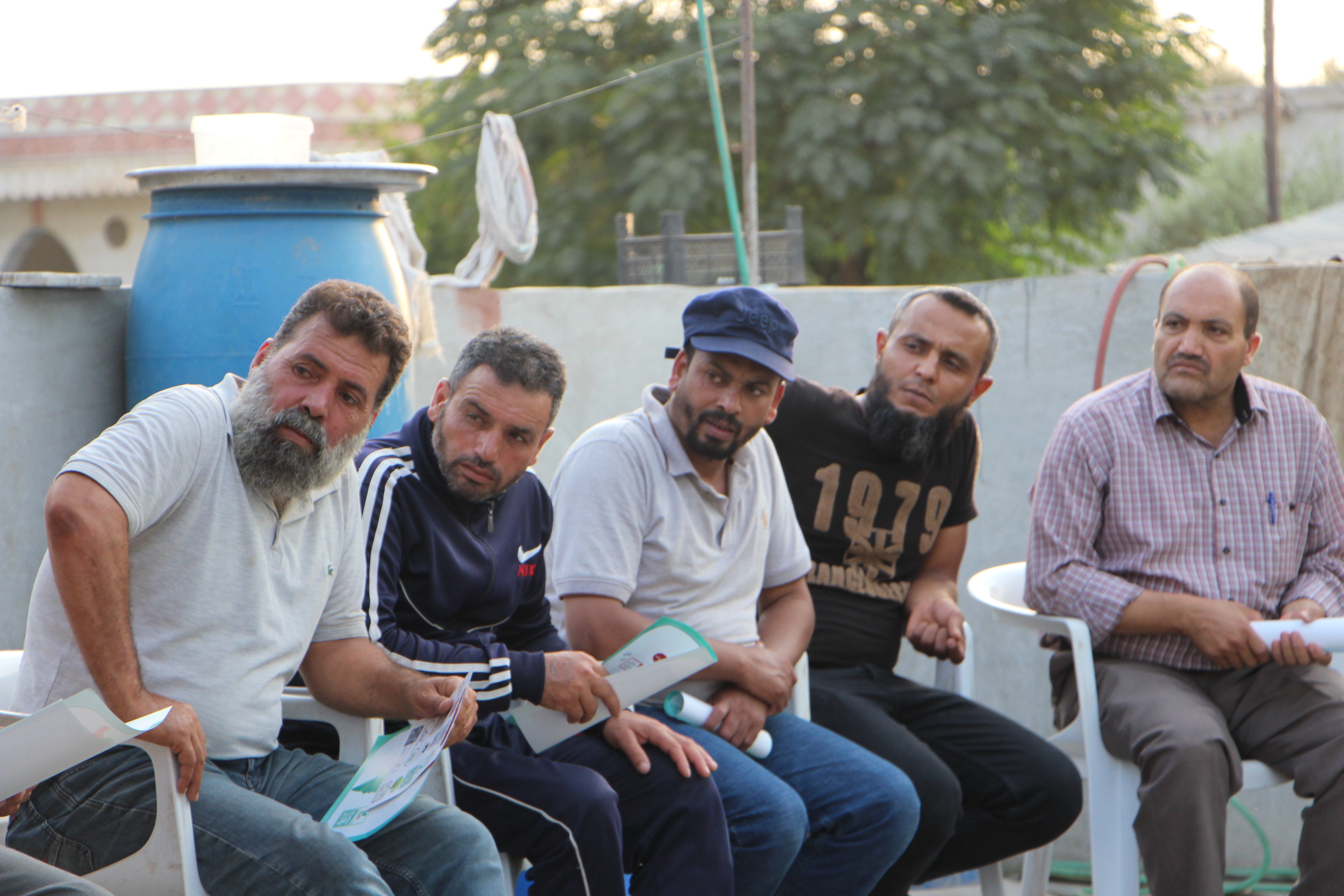 صور من لقاءنا بأبناء تجمع جلين شمال غربي محافظة درعا السورية، معظم ينحدرون من قرى سهل الحولة المهجرة