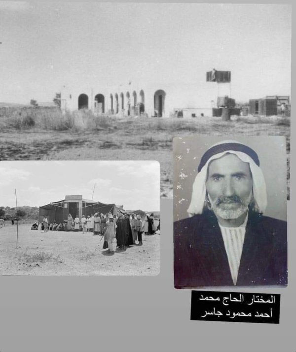 صوة نادرة لمختار قرية نجد حتى عام 1948 الحاج محمد أحمد محمود جاسر
