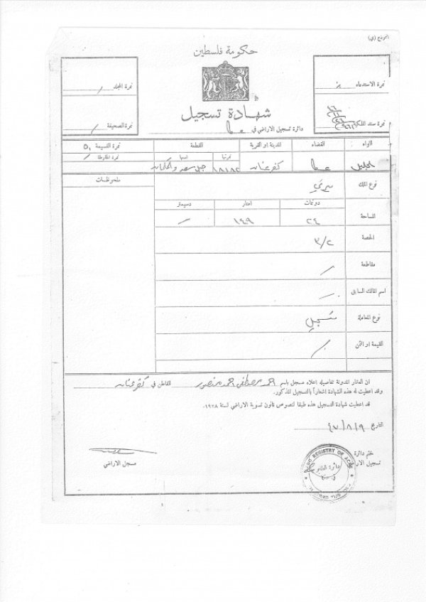 قرية كفر عنان / عكا