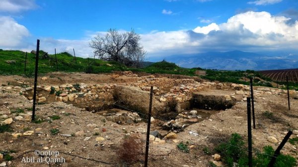 صور حديثة لأراضي قرية آبل القمح نقلاً عن موقع القيامة