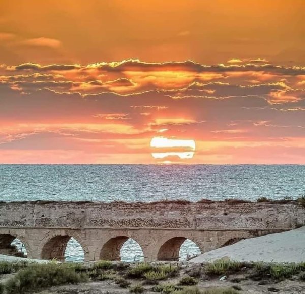 جسر قيسارية بعدسة: واحد النوباني