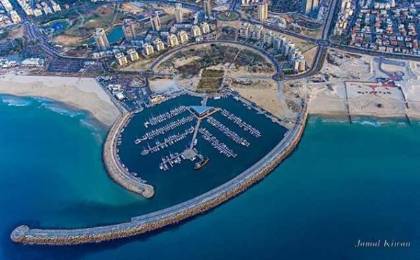 صورة جوية ليناء أسدود