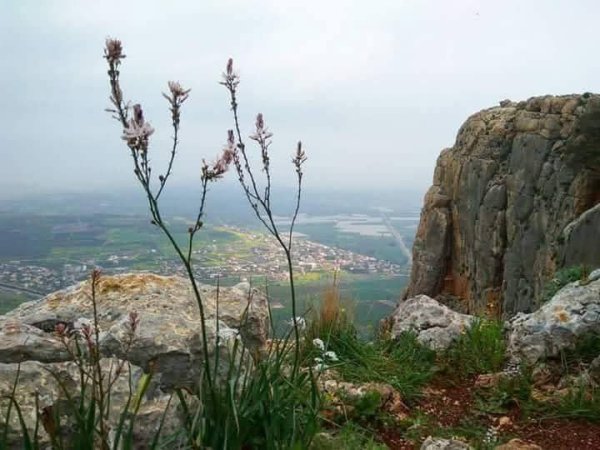 إطلالة جميلة على سفوح جبل كنعان قرية فرعم قضاء صفد