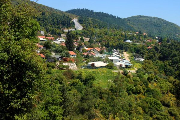 جبل الجرمق وأراضي قرية ميرون المهجرة غربي مدينة صفد، بعدسة: واجد نوباني