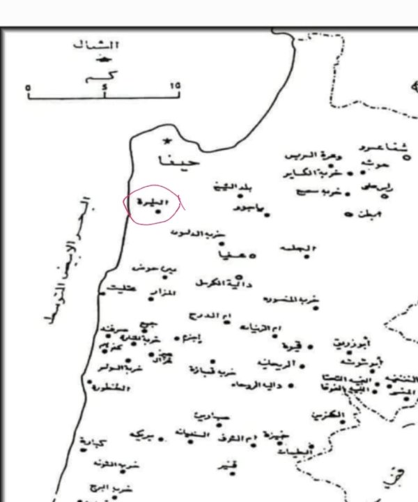 خريطة طيرة الكرمل