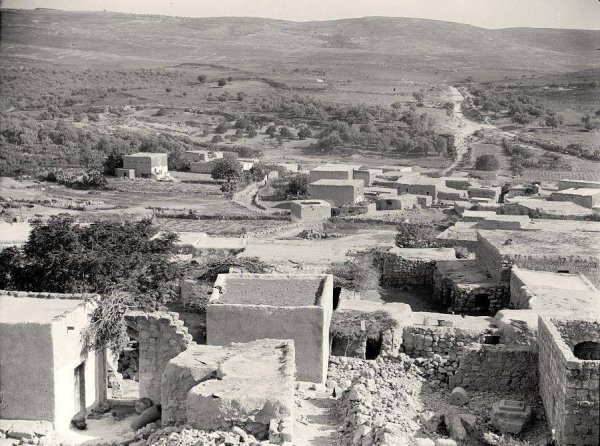 مساكن وبيوت من قرية المجيدل المدمرة